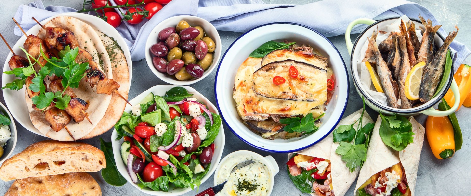 Is greek food like arab food?